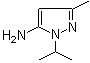 1-Isopropyl-3-methyl-5-aminopyrazole molecular structure (CAS 1124-16-9)