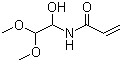 N-(1-Hydroxy-2,2-dimethoxyethyl)-2-propenamide molecular structure (CAS 112642-92-9)
