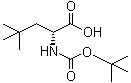 结构式 CAS# 112695-98-4, N-[(叔丁氧基)羰基]-4-甲基-D-亮氨酸