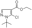 1-tert-Butyl-5-chloro-1H-pyrazole-4-carboxylic acid ethyl ester molecular structure (CAS 112779-13-2)