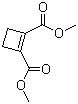 结构式 CAS# 1128-10-5, 1-环丁烯-1,2-二羧酸二甲酯