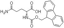N-[(9H-Fluoren-9-ylmethoxy)carbonyl]-D-glutamine molecular structure (CAS 112898-00-7)