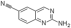 2-Amino-6-quinazolinecarbonitrile molecular structure (CAS 1131604-81-3)