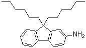 structure of CAS# 1132796-42-9, 2-Amino-9,9-dihexylfluorene