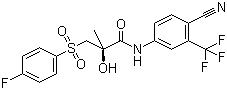(R)-Bicalutamide molecular structure (CAS 113299-40-4)
