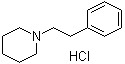 1-(2-Phenylethyl)piperidine hydrochloride molecular structure (CAS 1135-33-7)