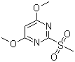 4,6-二甲氧基-2-甲磺酰基嘧啶分子结构 (CAS 113583-35-0)