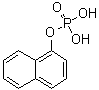 结构式 CAS# 1136-89-6, 1-萘基磷酸酯