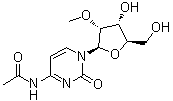 结构式 CAS# 113886-71-8, N-乙酰基-2'-O-甲基胞苷