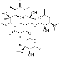 structure of CAS# 114-07-8, Erythromycin;(-)-Erythromycin