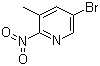 structure of CAS# 114042-02-3, 5-Bromo-3-methyl-2-nitropyridine