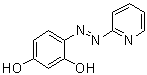 structure of CAS# 1141-59-9, 4-(2-Pyridinylazo)resorcinol;4-(2-Pyridylazo)-1,3-benzenediol; 4-(2-Pyridylazo)resorcinol; NSC 148355; PAR; PAR (resorcinol derivative)