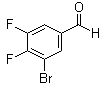 结构式 CAS# 1143502-70-8, 3-溴-4,5-二氟苯甲醛
