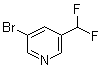 structure of CAS# 114468-04-1, 3-Bromo-5-(difluoromethyl)pyridine;3-Bromo-5-difluoromethylpyridine