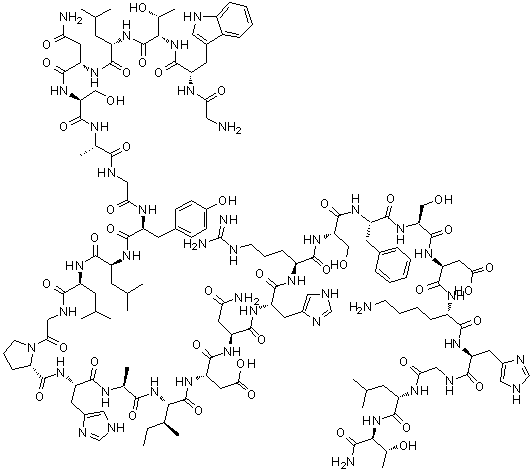 structure of CAS# 114547-31-8, Rat galanin-(1-29)