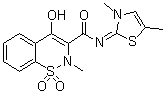 (Z)-N'-Methylmeloxicam molecular structure (CAS 1145656-36-5)