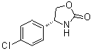 结构式 CAS# 1147391-02-3, (R)-4-(4-氯苯基)恶唑烷-2-酮