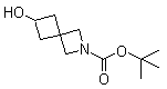 结构式 CAS# 1147557-97-8, 6-羟基-2-氮杂螺[3.3]庚烷-2-甲酸叔丁酯