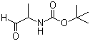 结构式 CAS# 114857-00-0, (1-甲基-2-氧代乙基)氨基甲酸叔丁酯