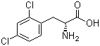 结构式 CAS# 114872-98-9, D-2,4-二氯苯丙氨酸