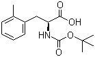 structure of CAS# 114873-05-1, Boc-2-methyl-L-phenylalanine;Boc-Phe(2-Me)-OH; Boc-L-2-Methylphe; tert-Butoxycarbonyl-L-2-methylphenylalanine