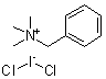 结构式 CAS# 114971-52-7, 苄基三甲基铵二氯碘酸盐