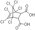Chlorendic acid molecular structure (CAS 115-28-6)