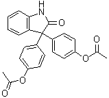 双醋酚丁分子结构 (CAS 115-33-3)