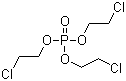 structure of CAS# 115-96-8, Tris(2-chloroethyl) phosphate;Phosphoric acid tris(2-chloroethyl)ester; TCEP