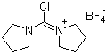结构式 CAS# 115007-14-2, 1-(氯-1-吡咯烷基亚甲基)吡咯烷四氟硼酸盐