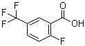 结构式 CAS# 115029-23-7, 2-氟-5-(三氟甲基)苯甲酸