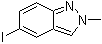 structure of CAS# 1150617-94-9, 5-Iodo-2-methyl-2H-indazole