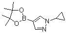 结构式 CAS# 1151802-22-0, 1-环丙基吡唑-4-硼酸频哪醇酯