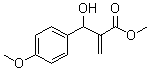 structure of CAS# 115240-92-1, beta-Hydroxy-4-methoxy-alpha-methylenebenzenepropanoic acid methyl ester