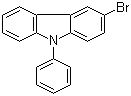 structure of CAS# 1153-85-1, 3-Bromo-N-phenylcarbazole;3-Bromo-9-phenylcarbazole
