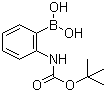 结构式 CAS# 115377-94-1, 2-叔丁氧羰基氨基苯硼酸