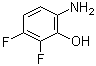 structure of CAS# 115551-33-2, 2-Amino-5,6-difluorophenol;2-Hydroxy-3,4-difluoroaniline; 6-Amino-2,3-difluorophenol