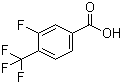 structure of CAS# 115754-21-7, 3-Fluoro-4-(trifluoromethyl)benzoic acid;3-Fluoro-4-trifluoromethylbenzoic acid