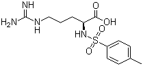 structure of CAS# 1159-15-5, N-p-Tosyl-L-arginine;Tos-Arg-OH
