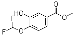 结构式 CAS# 1159429-52-3, 3-羟基-4-(二氟甲氧基)苯甲酸甲酯