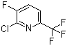 结构式 CAS# 1159512-39-6, 2-氯-3-氟-6-三氟甲基吡啶