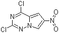 结构式 CAS# 1160995-45-8, 2,4-二氯-6-(硝基)吡咯并[2,1-f][1,2,4]三嗪