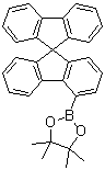 structure of CAS# 1161009-89-7, 9,9'-Spirobi[9H-fluoren]-4-ylboronic acid pinacol ester;4,4,5,5-Tetramethyl-2-(9,9'-spirobi[9H-fluoren]-4-yl)-1,3,2-dioxaborolane