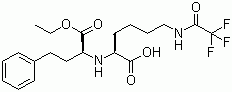 N2-(1S-Ethoxycarbonyl-3-phenylpropyl)-N6-trifluoroacetyl-L-lysine molecular structure (CAS 116169-90-5)