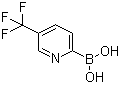 结构式 CAS# 1162257-58-0, 5-(三氟甲基)-吡啶-2-硼酸