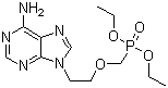 [[2-(6-Amino-9H-purin-9-yl)ethoxy]methyl]phosphonic acid diethyl ester molecular structure (CAS 116384-53-3)