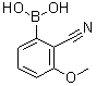 B-(2-Cyano-3-methoxyphenyl)boronic acid molecular structure (CAS 1164100-84-8)