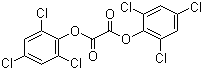 结构式 CAS# 1165-91-9, 双(2,4,6-三氯苯基)草酸酯; 双三氯苯基草酸酯