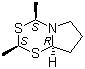 (2S,4S,8aR)-Tetrahydro-2,4-dimethyl-4H-pyrrolo[2,1-d]-1,3,5-dithiazine molecular structure (CAS 116505-60-3)