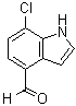 7-Chloro-1H-indole-4-carboxaldehyde molecular structure (CAS 1167055-37-9)